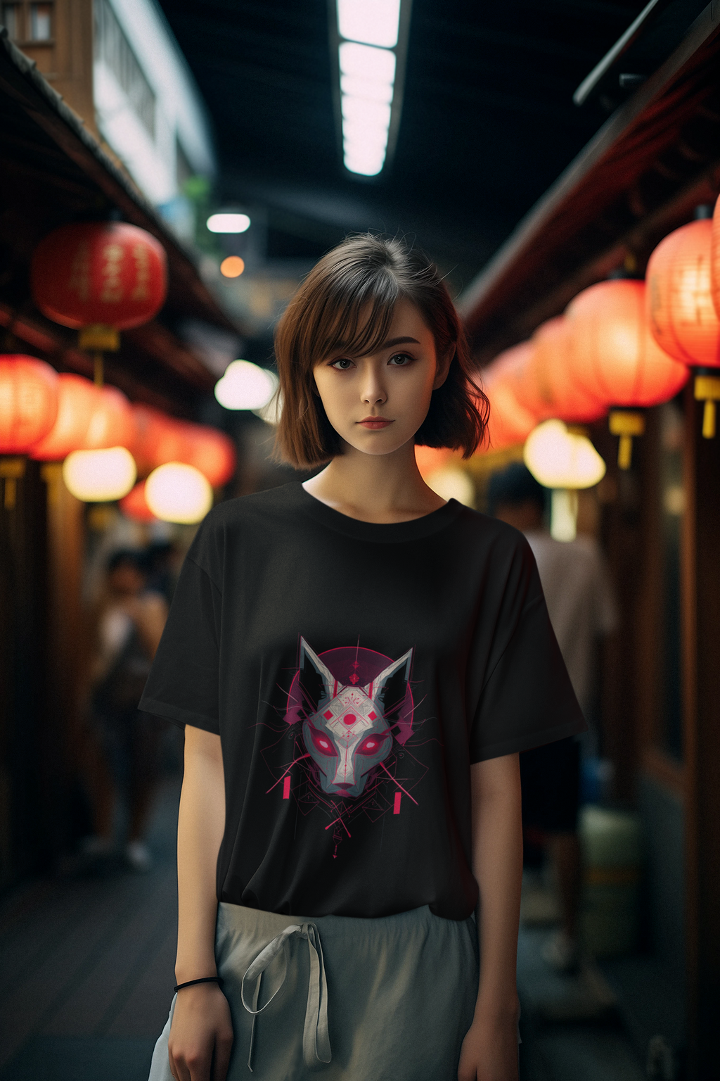Amatsu Cyber Kitsune Tee