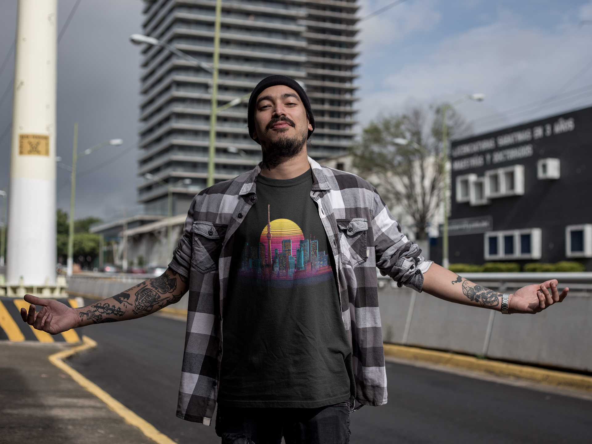 Neo Tokyo Skyline Tee